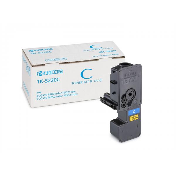 Тонер-картридж Kyocera TK-5220C для P5021cdn/cdw, M5521cdn/cdw (1T02R9CNL1)